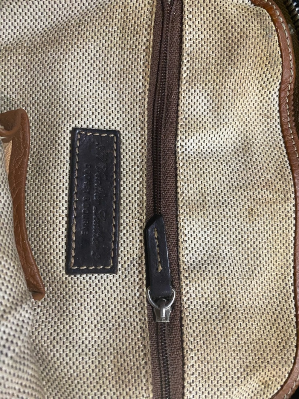 Vintage 2003 Dooney and Burke All Weather Leather 2 Mini Backpack - Picture 3 of 10